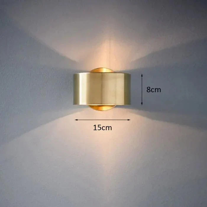 Cylindric Glow Wall Lamp