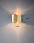 Cylindric Glow Wall Lamp