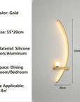 Ethereal Curve Wall Light