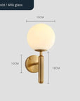 Luxe Globe Wall Lamp