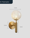 Luxe Globe Wall Lamp