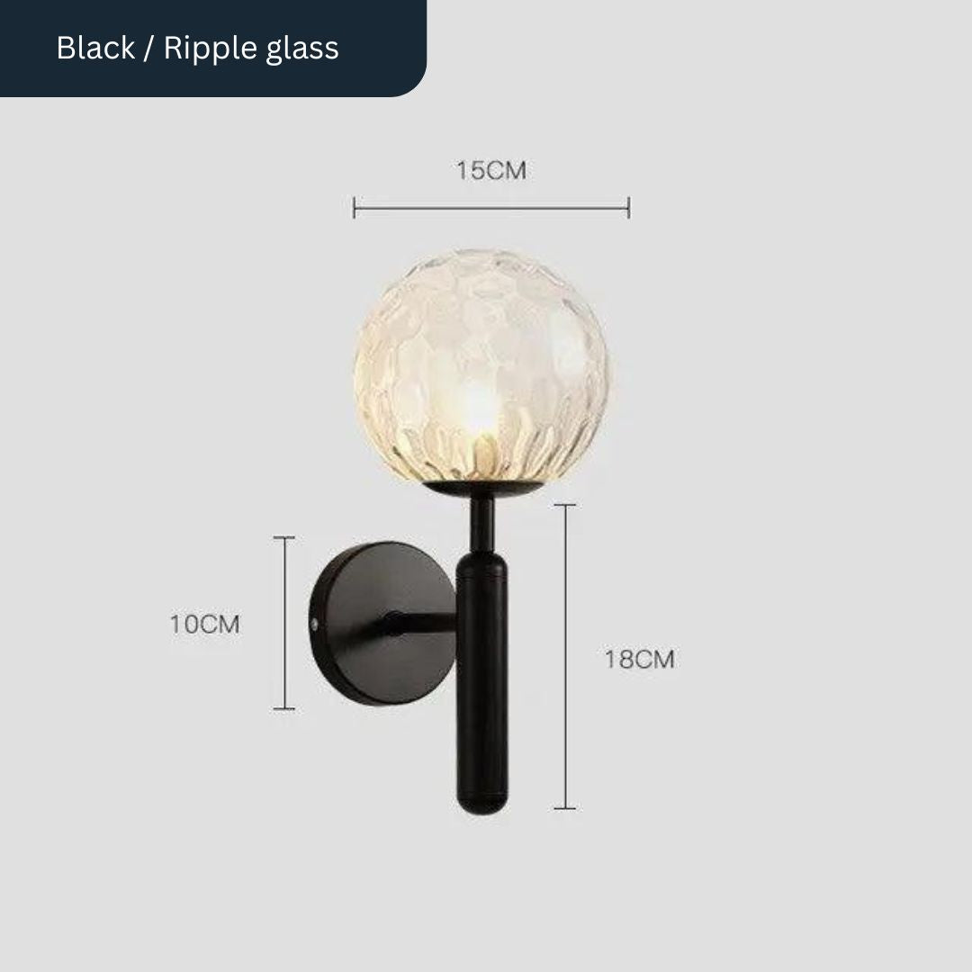 Luxe Globe Wall Lamp