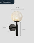 Luxe Globe Wall Lamp